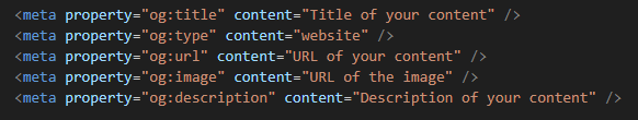Open Graph Object Facebook